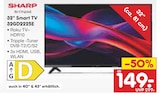 32" Smart TV 32GD2225E von Sharp für 149,00 € bei Netto Marken-Discount im Angebot 32" Smart TV 32GD2225E von Sharp im aktuellen Netto Marken-Discount Prospekt