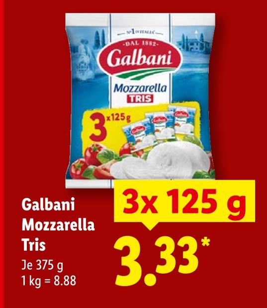 Mozzarella Tris