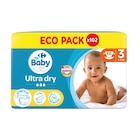 Couches Ultra Dry pack économique - CARREFOUR BABY - Carrefour à Cholet Couches Ultra Dry pack économique - CARREFOUR BABY en promo chez Carrefour Cholet à 12,69 €