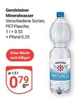 Mineralwasser im Angebot bei GLOBUS in Leipzig Mineralwasser Angebote von Gerolsteiner bei GLOBUS Leipzig für 0,79 €