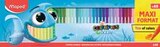 Pack de 48 feutres colorpeps ocean - MAPED en promo chez Intermarché Menton à 5,53 €