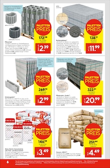 Pflastersteine Angebot im Hellweg Prospekt, gültig von 23.02.2026 bis 28.02.2026 Pflastersteine Angebot im aktuellen Hellweg Prospekt auf Seite 6
