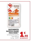 U Express Châteauroux - Promo Bâtonnets Saveur Crabe Promo Bâtonnets Saveur Crabe à 1,45 € dans le catalogue U Express à Châteauroux
