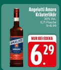 Amaro Kräuterlikör im Angebot bei EDEKA in Straubing Amaro Kräuterlikör Angebote von Angelotti bei EDEKA Straubing für 6,29 €