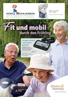 Gesundheitsfachhaus von Schlieben GmbH Prospekt Fit und mobil durch den Frühling mit 6 Seiten