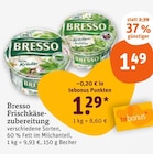 Frischkäsezubereitung im tegut Prospekt Frischkäsezubereitung von Bresso im aktuellen tegut Prospekt für 1,29 €