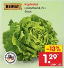Kopfsalat im Angebot bei Netto Marken-Discount in Bremerhaven Kopfsalat Angebote von HEIMAT bei Netto Marken-Discount Bremerhaven für 1,29 €