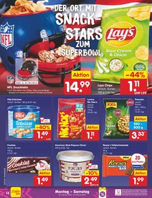Chips im aktuellen Netto Marken-Discount Prospekt (Saarbrücken) Chips im Netto Marken-Discount Prospekt "Aktuelle Angebote" mit 50 Seiten (Saarbrücken)