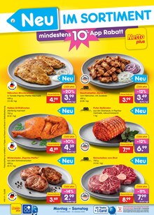 Rindfleisch im Netto Marken-Discount Prospekt "Aktuelle Angebote" mit 70 Seiten (Chemnitz)
