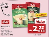 Filtertüten Original weiß Angebote von Melitta bei famila Nordwest Lingen für 2,22 €