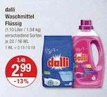 Waschmittel Flüssig von dalli im aktuellen V-Markt Prospekt für 2,99 €
