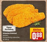Schweine-Schnitzel Angebote bei REWE Chemnitz für 0,88 €