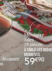 Ménagère Jules 24 pièces - À TABLE LES BONS MOMENTS dans le catalogue Ambiance & Styles