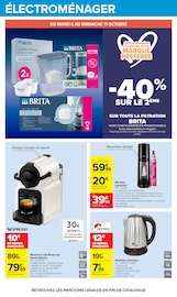 Promos Cafetière dans le catalogue "Carrefour" de Carrefour Cafetière en promo dans le catalogue Carrefour à la page 65