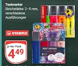Textmarker bei GLOBUS im Prospekt "" für 4,49 €