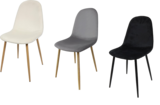 Chaise Tonia velours pieds bois - Maxi Bazar à Corbeil-Essonnes Chaise Tonia velours pieds bois en promo chez Maxi Bazar Corbeil-Essonnes à 29,99 €