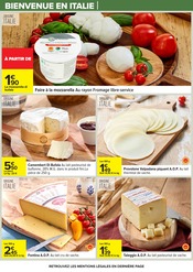 Promos Camembert dans le catalogue "BIENVENUE EN ITALIE" de Carrefour à la page 9