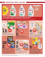 Promos Lave-Vaisselle dans le catalogue "Vague de fraîcheur sur votre budget" de E.Leclerc Lave-Vaisselle en promo dans le catalogue E.Leclerc à la page 50
