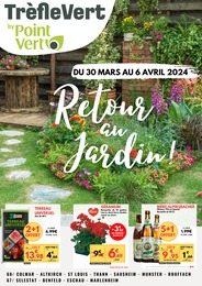 Trèfle Vert Catalogue "Retour au Jardin !", 9 pages, Houssen,  30/03/2024 - 06/04/2024