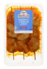 3 brochettes de médaillons de filet de poulet à Lidl dans Cressely 3 brochettes de médaillons de filet de poulet à Lidl dans Cressely