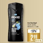 Duschgel Angebote von Axe bei Marktkauf Hanau für 2,99 €