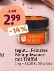Aktuelles Feinstes Steinpilzsauce mit Trüffel Angebot bei tegut in Nürnberg ab 2,99 €