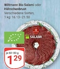 Bio Salami Angebote von Wiltmann bei GLOBUS Rüsselsheim für 1,29 €