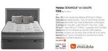 Monsieur Meuble Vélizy-Villacoublay - Matelas senanque* Promo Matelas senanque* dans le catalogue Monsieur Meuble "Monsieur aime la qualité" à Vélizy-Villacoublay