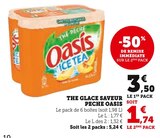 The Glace Saveur Peche - Oasis en promo chez U Express The Glace Saveur Peche - Oasis dans le catalogue U Express