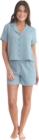 Pyjama short mousseline - UP 2 FASHION - Aldi à La Garenne-Colombes Pyjama short mousseline - UP 2 FASHION en promo chez Aldi La Garenne-Colombes à 8,99 €
