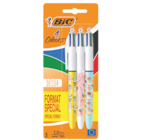 3 stylos 4 couleurs - BIC en promo chez Stokomani Issy-les-Moulineaux à 2,99 €