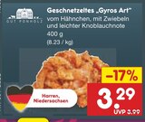 Aktuelles Geschnetzeltes „Gyros Art“ Angebot bei Netto Marken-Discount in Bremen ab 3,29 €
