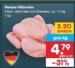 Ganzes Hähnchen Angebote bei Netto Marken-Discount Magdeburg für 4,79 €