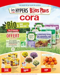 Catalogue Cora "Bio & bon marché !" à Soissons et alentours, 32 pages, 22/10/2024 - 28/10/2024