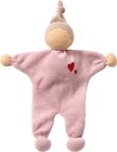 Püppchen mit Herz-Stickerei, rosa im dm-drogerie markt Prospekt zum Preis von 4,90 €