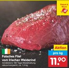 Aktuelle Rindfleisch Angebote bei Netto Marken-Discount in Bielefeld Aktuelles Falsches Filet vom Irischen Weiderind Angebot bei Netto Marken-Discount in Bielefeld ab 11,90 €