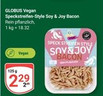 Speckstreifen-Style Soy & Joy Bacon Angebote von Globus bei GLOBUS Trier für 2,29 €