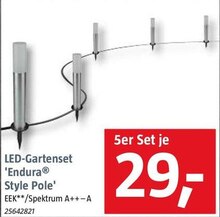 LED-Gartenset 'Endura Style Pole' bei BAUHAUS in Remscheid LED-Gartenset 'Endura Style Pole' im Angebot bei BAUHAUS Remscheid für 29,00 €