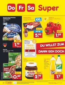 Nutella im Netto Marken-Discount Prospekt "Aktuelle Angebote" mit 54 Seiten (Warendorf)