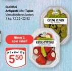 Aktuelle Oliven Angebote bei GLOBUS in Wiesbaden Aktuelles Antipasti Angebot bei GLOBUS in Wiesbaden ab 5,50 €
