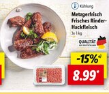 Frisches Rinder-Hackfleisch im aktuellen Prospekt bei Lidl in Dillingen a.d.Donau