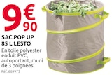 Promo Sac pop up 85 l Lesto à 9,90 € dans le catalogue Mr. Bricolage à Obernai