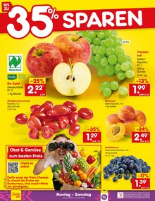 Weintrauben im Netto Marken-Discount Prospekt "Aktuelle Angebote" mit 74 Seiten (Nürnberg)