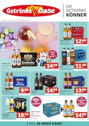 Aktueller Getränke Oase Prospekt mit Krombacher, "Aktuelle Angebote", Seite 1