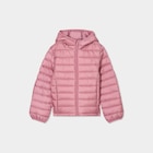 Doudoune légère zippée à capuche vieux rose fille en promo chez La Halle Doudoune légère zippée à capuche vieux rose fille dans le catalogue La Halle