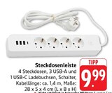 Steckdosenleiste im aktuellen Prospekt bei E center in Unlingen