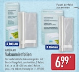 Vakuumierfolien 2 Rollen von Ambiano für 6,99 € bei ALDI Nord im Angebot Vakuumierfolien 2 Rollen von Ambiano im aktuellen ALDI Nord Prospekt
