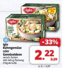 Rahmgemüse Angebote von Iglo bei Markant Nordwest Emden für 2,22 €