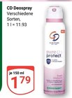 Deospray Angebote von CD bei GLOBUS Kaiserslautern für 1,79 €