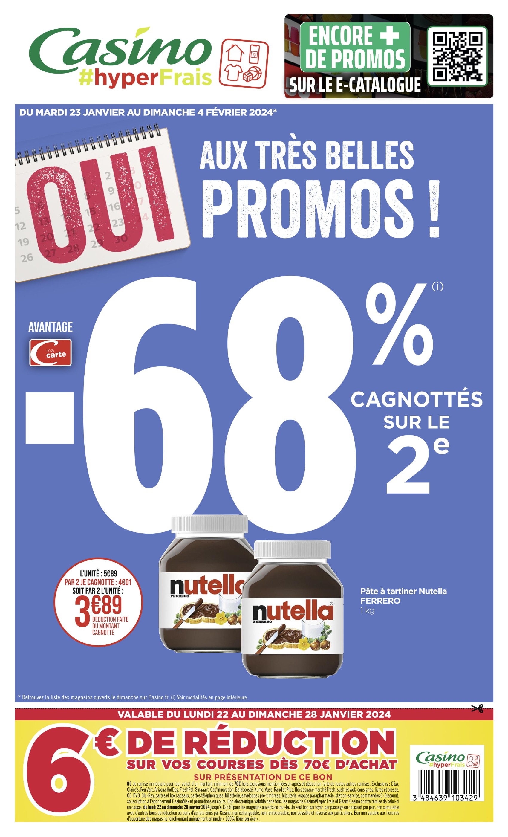Nutella Géant Casino ᐅ Promos et prix dans le catalogue de la semaine